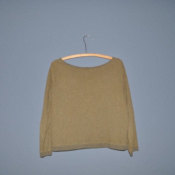 Anthro HOLDING HORSES Olive Satellite Pullover D2 - Picture 4 of 6